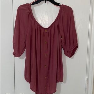 Love J plus off shoulder top size 3X